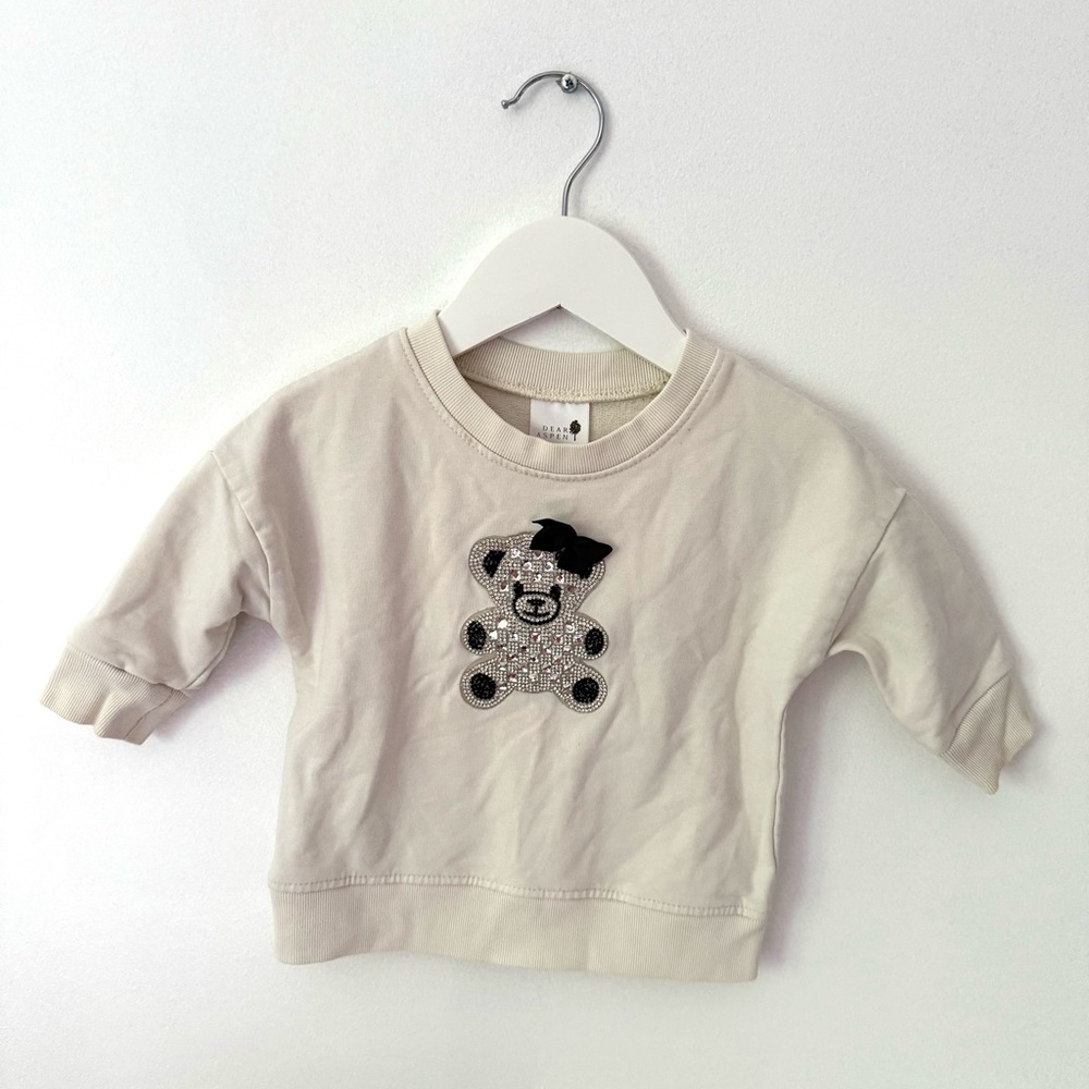 Dear Aspen Small Shop Bear Crewneck size 9-12 months